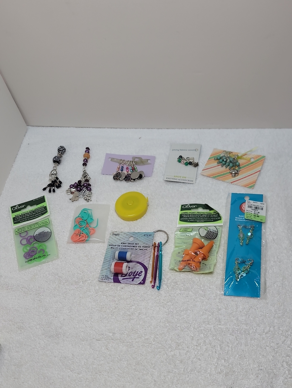 Assorted Knitting Supplies - Stitch Markers, Measure Tape & More NWT #2